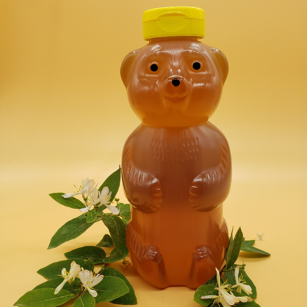 Raw Michigan Wild Flower Honey 2 Lb Bear