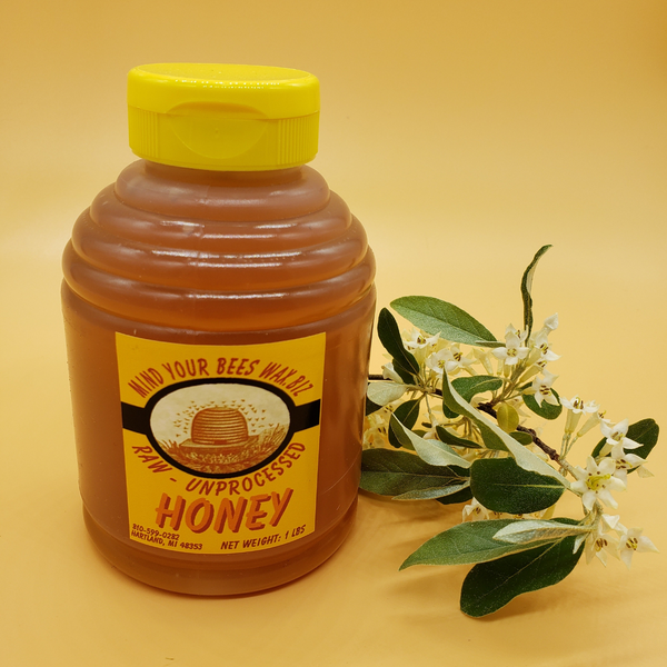 Michigan Wild Flower Honey 1 Lb Bottle