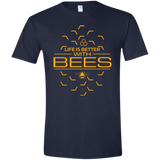 Life Is Better With Bees Men's T-shirt