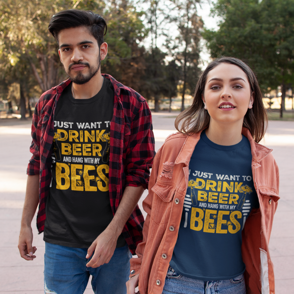 Bee & Beer T-shirt Men & Ladies