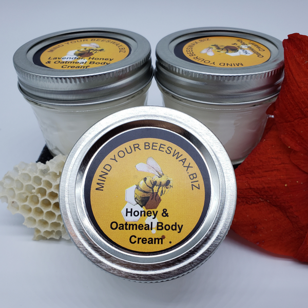 This Honey & Oatmeal Body Lotion is Full of Creamy Beeswax & Honey Goodness!